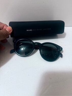 Marc by Marc Jacobs Dark Green Round Frame Sunglasses